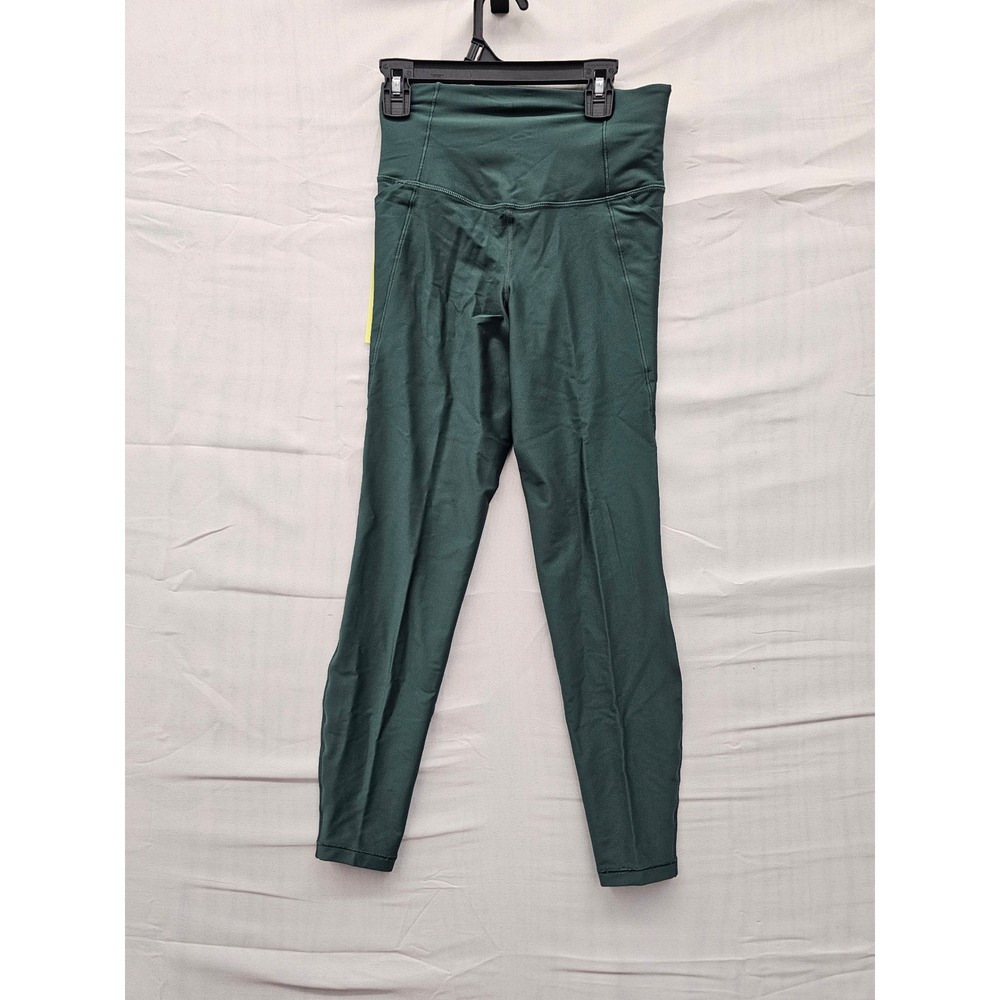 All in Motion Effortless‎ Support High Rise Pocketed Leggings Dark Green XS 7/8